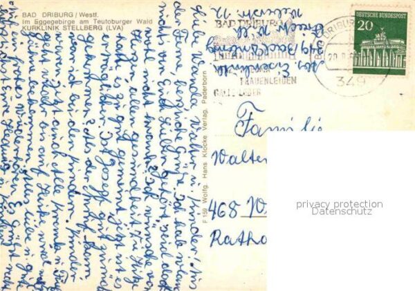 Bad Driburg Kurklinik Stellberg der LVA Eggegebirge – Bild 2