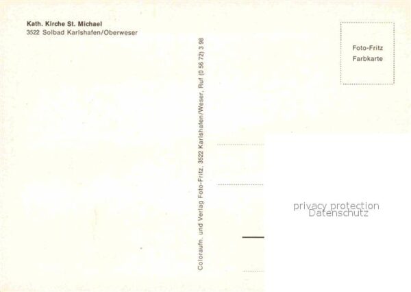 Bad Karlshafen Katholische Kirche St Michael – Bild 2