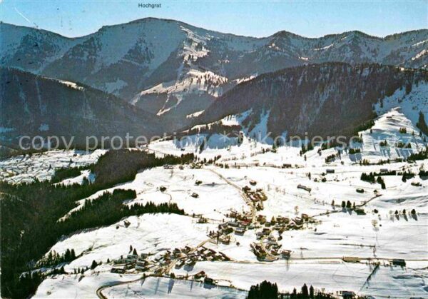 Steibis Winterpanorama Allgäuer Alpen Fliegerau