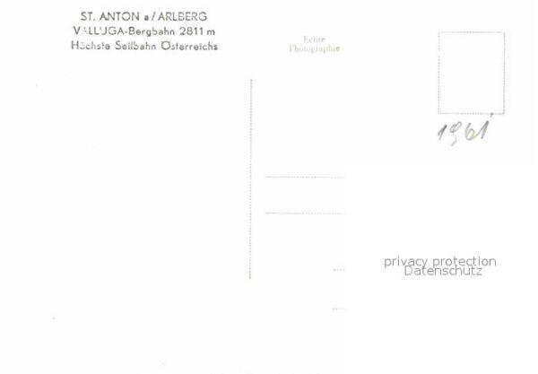 St Anton Arlberg Valluga Bergbahn Wintersportplatz Alpen – Bild 2