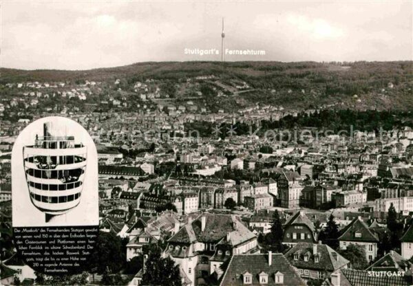 Stuttgart Stadtbild mit Fernsehturm