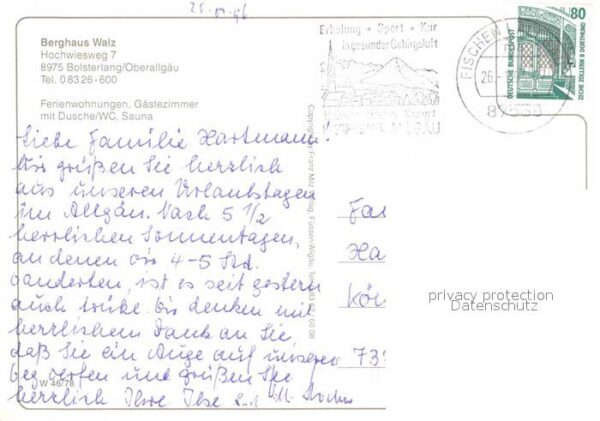 Bolsterlang Berghaus Walz Winter Allgäuer Alpen – Bild 2