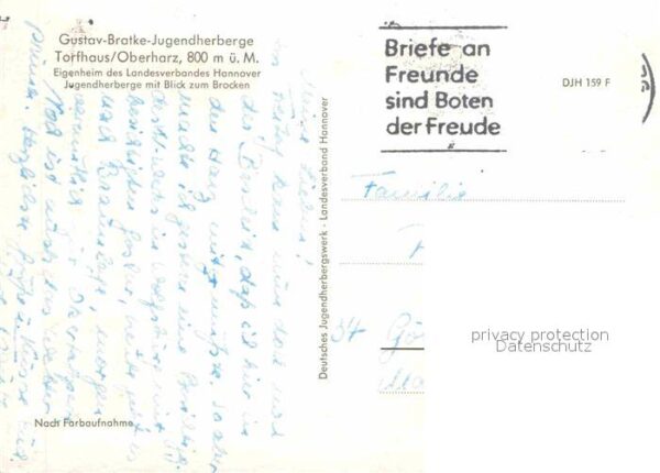 Torfhaus Harz Gustav Bratke Jugendherberge Brocken – Bild 2