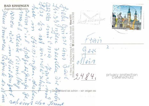 Bad Kissingen Jugendmusikkorps Wasserspiele Kurhaus – Bild 2