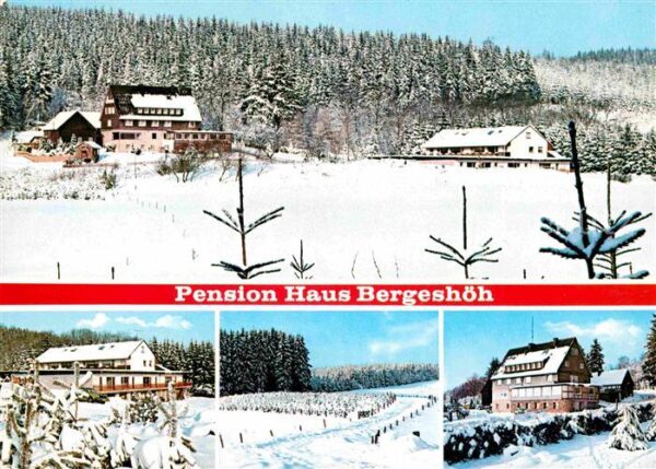 Oesterberge Pension Haus Bergeshöhe Winterpanorama