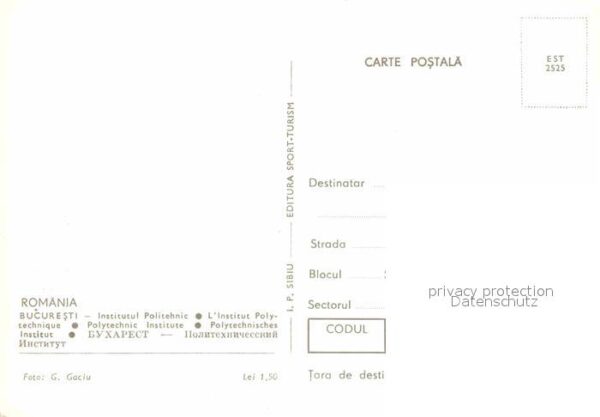 Bucuresti Institutul Politehnic Polytechnisches I – Bild 2