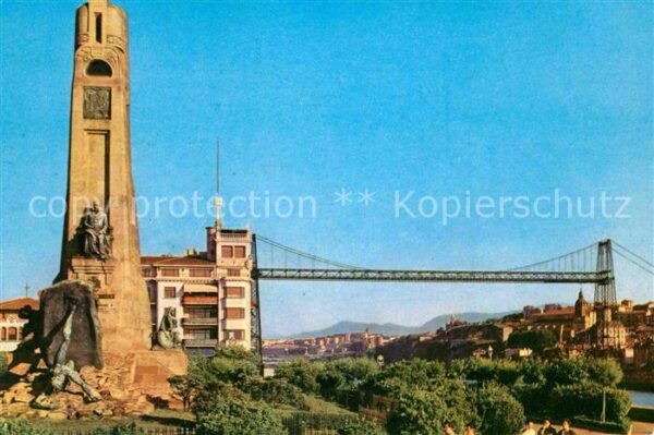 Las Arenas Monumento a Churruca y Puente de Vizcay