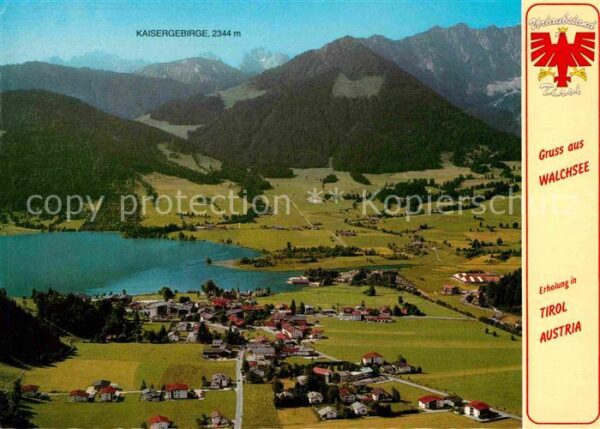 Walchsee Tirol Sommer und Wintererholungsort Kaisergeb