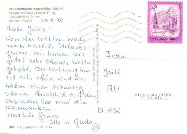 Kanzelhoehe Höhenluftkurort Appartementhaus Edelwei – Bild 2