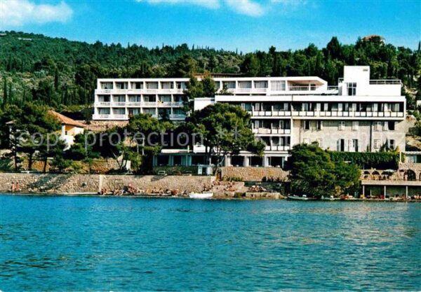 Cavtat Dalmatien Hotel Cavtat Ansicht vom Meer aus