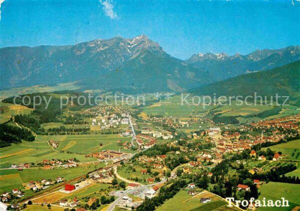Trofaiach Alpenpanorama Fliegeraufnahme