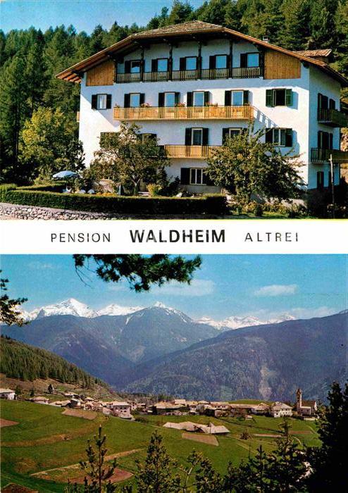 Altrei Suedtirol Pension Waldheim Panorama Fleimstal Alp