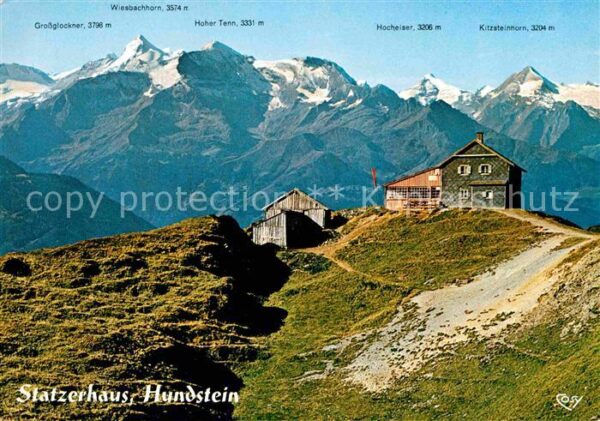 Salzburg Oesterreich Statzerhaus am Hundstein Alpenpanorama