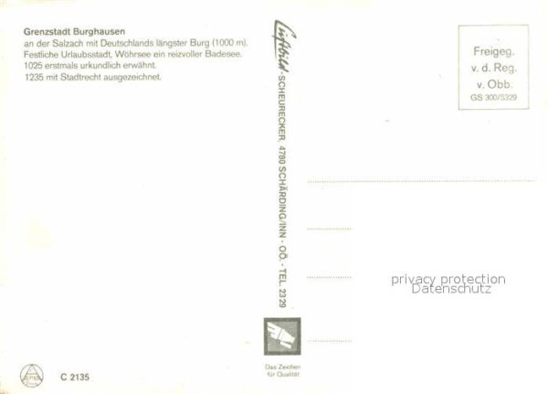 Burghausen Salzach Grenzstadt Wöhrsee Fliegeraufnahme – Bild 2