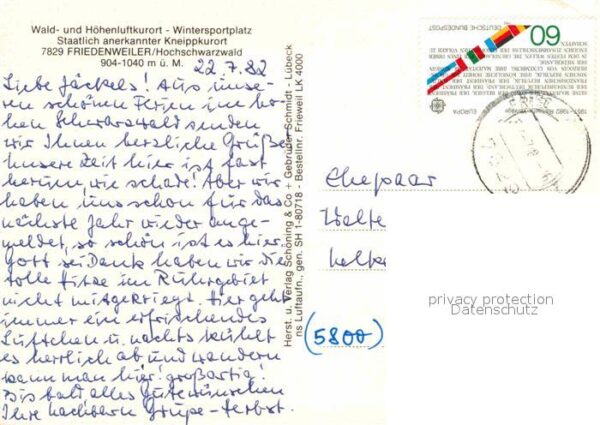 Friedenweiler Kneipp Höhenluftkurort im Schwarzwald F – Bild 2