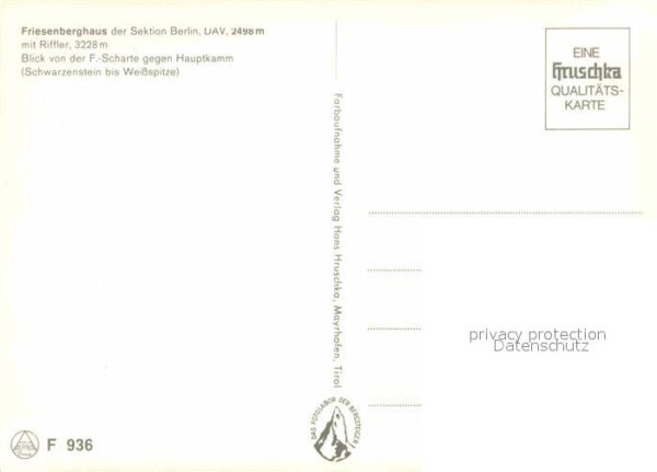 Friesenberghaus mit Riffler Blick von der Friesenberg S – Bild 2