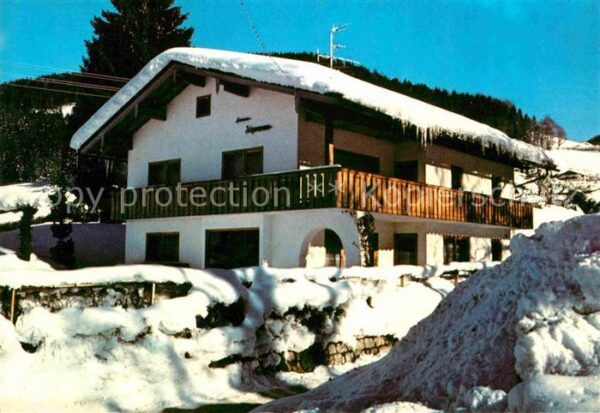 Oberau Berchtesgaden Pension Gästehaus Haus Alpenrose im Win