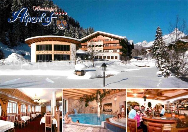 Filzmoos Hotel Alpenhof Hallenbad Restaurant Bar