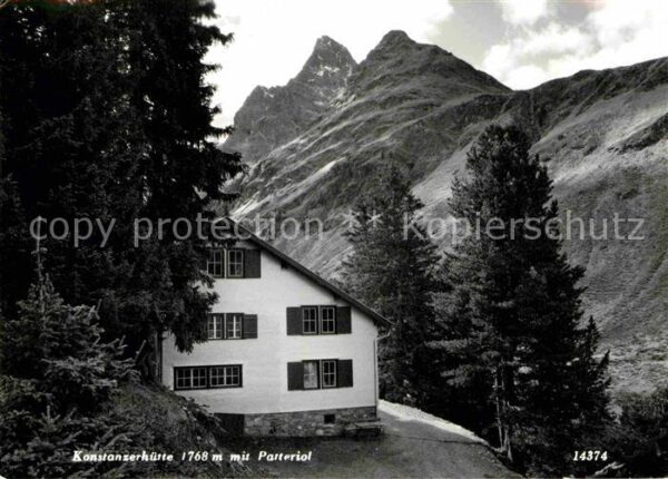 Konstanzer Huette mit Patteriol Verwallgruppe