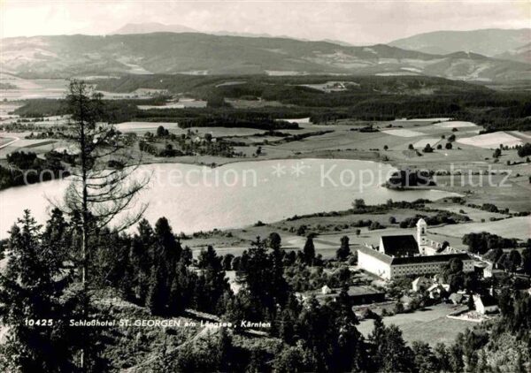 Sankt Georgen Laengsee Schlosshotel am Längsee Landschaftspano