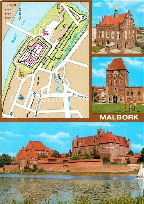 Malbork Gotycki ratusz Brama Garncarska zespol