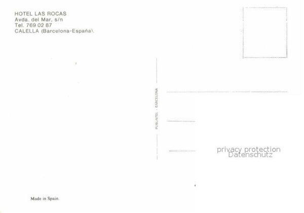 Calella Hotel Las Rocas Restaurant Bar – Bild 2