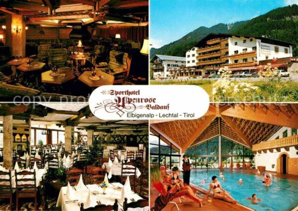 Elbigenalp Sporthotel Alpenrose im Lechtal Restaur