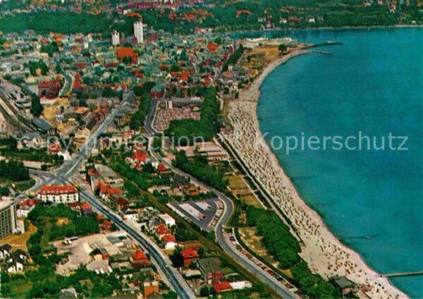 Eckernfoerde Ostseebad Fliegeraufnahme