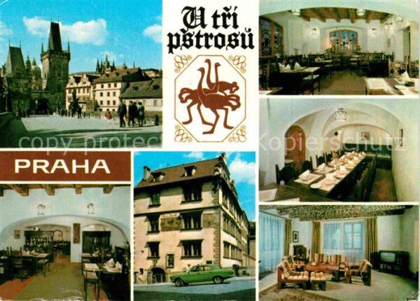 Praha Prahy Prague Hotel u Tri Pstrosü Mala Strana