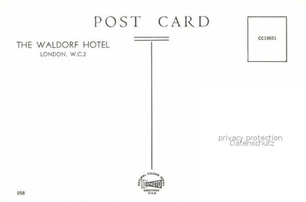 London Waldorf Hotel – Bild 2
