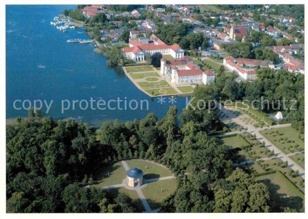 Rheinsberg Stadt Rheinsberg mit Schlossensemble un