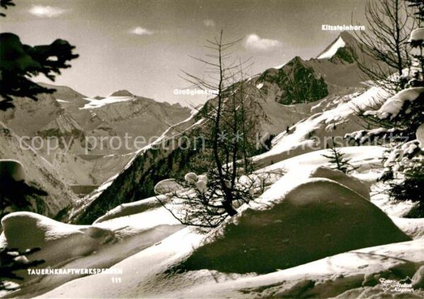 Kaprun Tauernkraftwerksperren Winterpanorama A