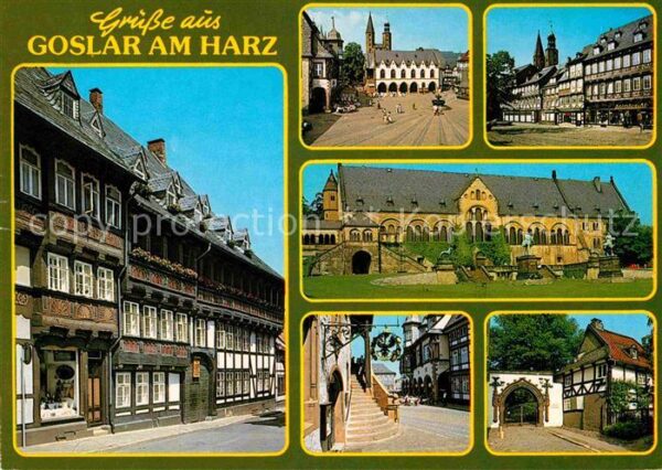 Goslar Alte Häuser Altstadt Marktplatz Kaiserp
