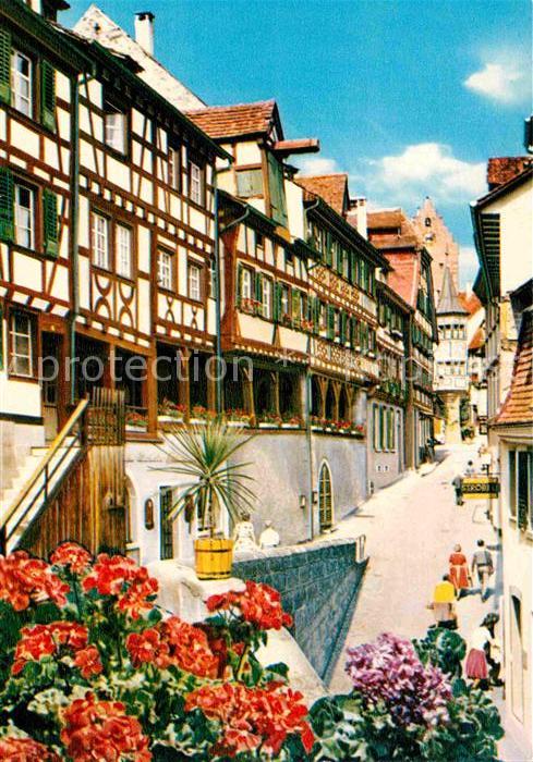 Meersburg Bodensee Steigstrasse Altstadt Fachwerkhäuser