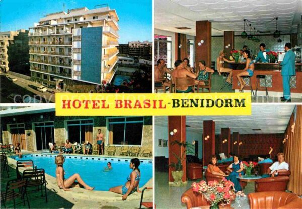 Benidorm Hotel Brasil Bar Restaurant Swimming Po