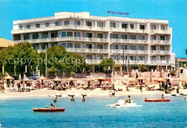 Can Pastilla Palma de Mallorca Hotel Playa d_Or Strand Ansicht vom Mee