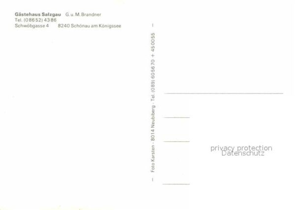 Schoenau Koenigssee Gästehaus Salzgau Landschaftspanorama A – Bild 2
