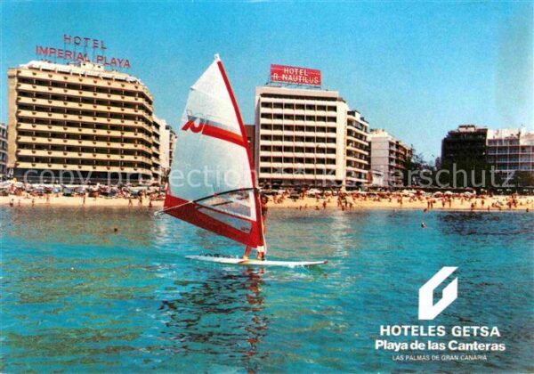 Las Palmas Gran Canaria Hoteles Getsa Windsurfen Strand