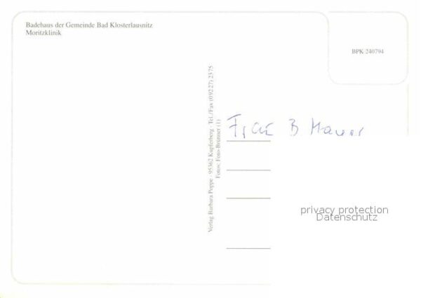 Bad Klosterlausnitz Moritz Klinik Badehaus Restaurant – Bild 2