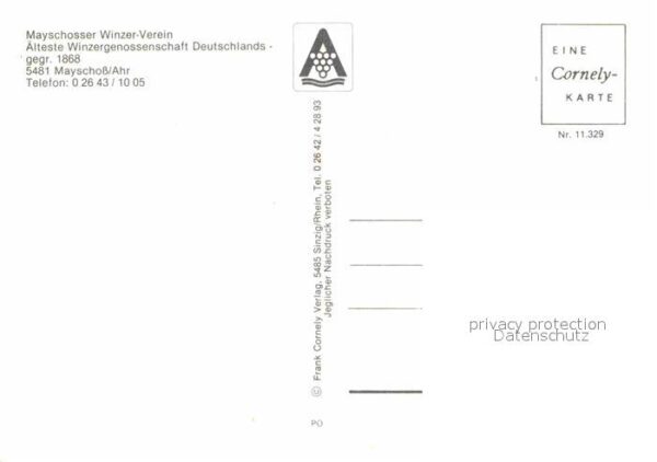Mayschoss Mayschosser Weinkeller Winzerverein Ält – Bild 2