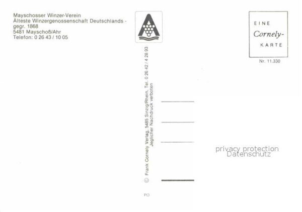 Mayschoss Mayschosser Weinkeller Winzerverein Ält – Bild 2