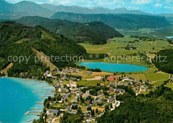 Seelach Klopeinersee Ferienort Kleinsee Alpenpanorama Fliege