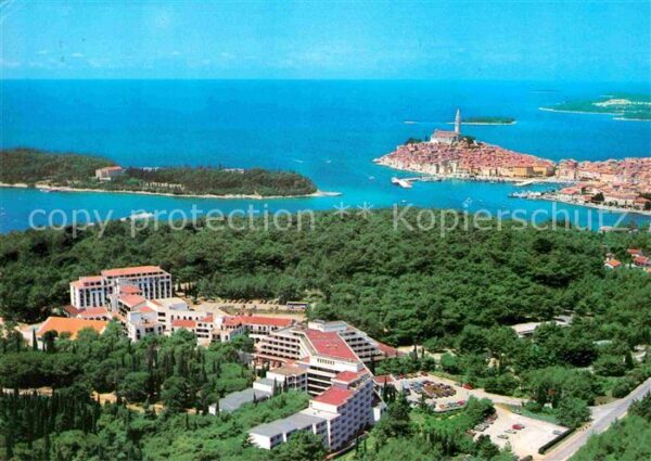 Rovinj Istrien Hotel Eden Altstadt Fliegeraufnahme
