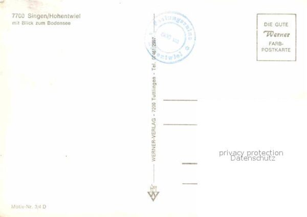 Singen Hohentwiel Blick zum Bodensee Fliegeraufnahme – Bild 2