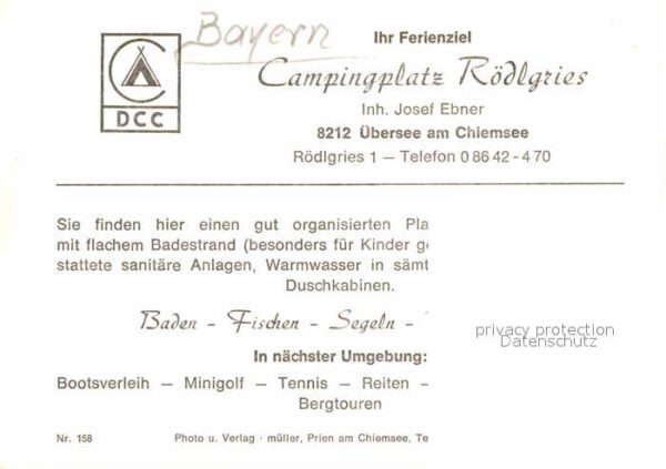 Uebersee Campingplatz Rödlgries Seglerhafen Wind – Bild 2