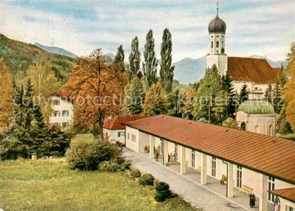 Bad Heilbrunn Wandelhalle Kirche