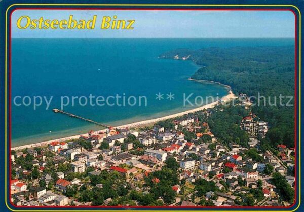 Binz Ruegen Ostseebad Fliegeraufnahme
