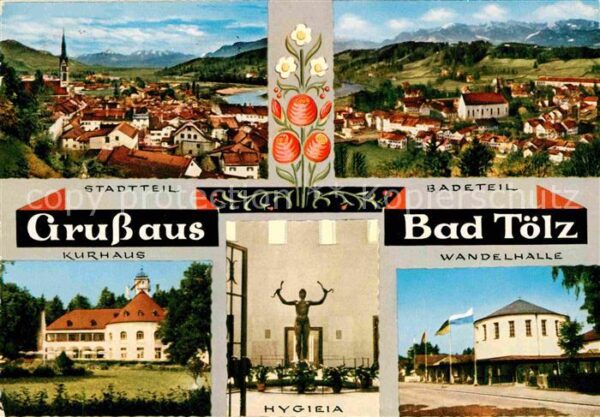 Bad Toelz Stadtteil Badeteil Kurhaus Wandelhalle