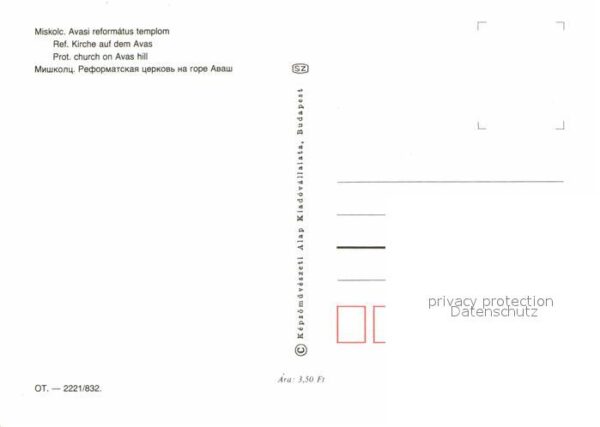 Miskolc Avasi reformatus templom Kirche auf dem – Bild 2