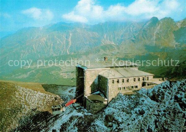 Tatry Zachodnie Stacja kolejki linowey na Kasprowym Wie